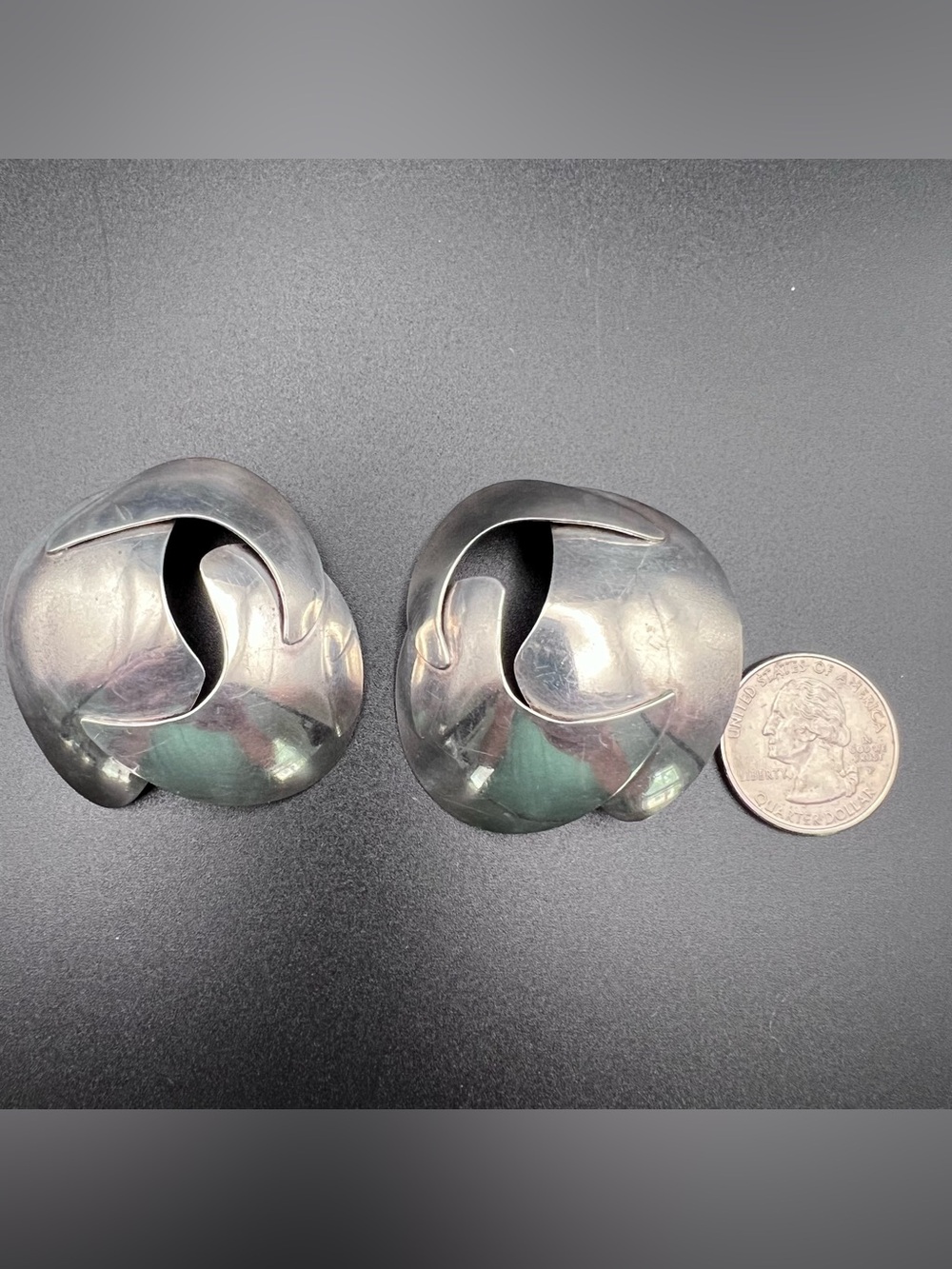 JNY Sterling Silver Modernist Earrings